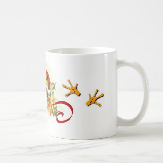 Kerstmis Mok met boomkikker (Rechts)