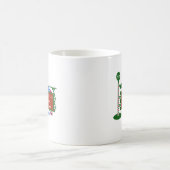 Kerstmis Mok met familienamen Elves Sign (Center)