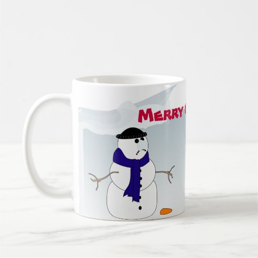 Kerstmis Mok met Snowmen (Links)