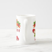 Kerstmis, Mok, pretkerst, Elf Porselein Kop (Achterkant)