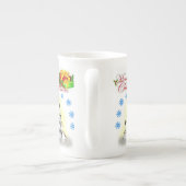 Kerstmis, Mok, pretkerst, pinguïn Porselein Kop (Achterkant)