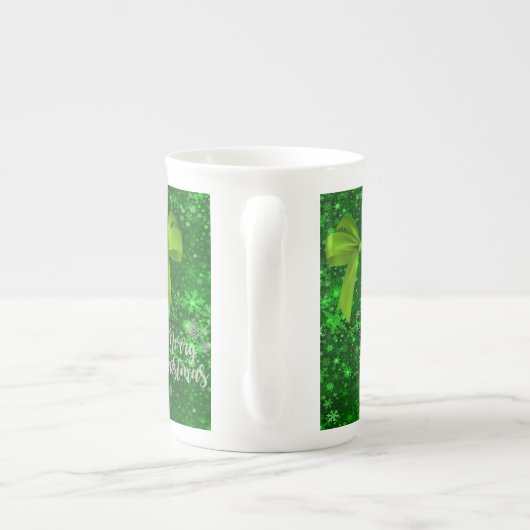 Kerstmis Mok, prettige kerst Porselein Kop (Achterkant)