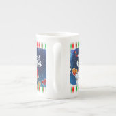 Kerstmis Mok, prettige kerst Porselein Kop (Achterkant)