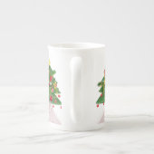 Kerstmis Mok, prettige kerst Porselein Kop (Achterkant)