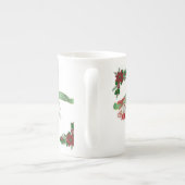 Kerstmis Mok, prettige kerst Porselein Kop (Achterkant)