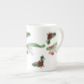 Kerstmis Mok, prettige kerst Porselein Kop (Voorkant rechts)