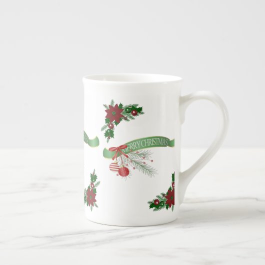 Kerstmis Mok, prettige kerst Porselein Kop (Rechts)