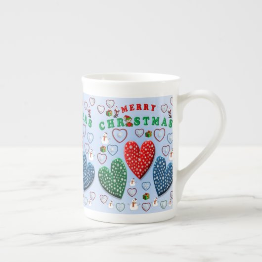 Kerstmis Mok, prettige kerst Porselein Kop (Rechts)