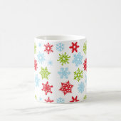 Kerstmis-Mok-Snowflakes Koffiemok (Center)