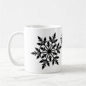 Kerstmis-Mok-Snowflakes Koffiemok (Links)