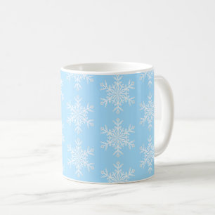 Kerstmis-Mok-Snowflakes Koffiemok