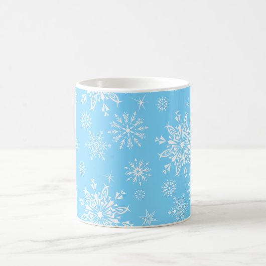 Kerstmis-Mok-Snowflakes Koffiemok (Center)