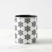 Kerstmis-Mok-Snowflakes Mok (Midden)