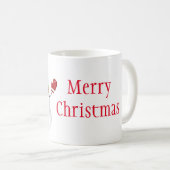 Kerstmis Mok-Snowman Koffiemok (Voorkant rechts)