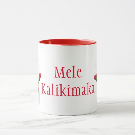 Kerstmis Mok-Snowman-Mele Kalikimaka Mok (Midden)