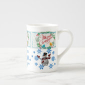 Kerstmis, Mok Snowman, prettige kerst (Rechts)