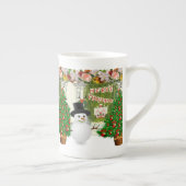 Kerstmis, Mok Snowman, prettige kerst (Rechts)