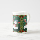 Kerstmis, Mok Snowman, prettige kerst (Voorkant rechts)