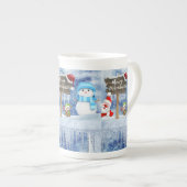 Kerstmis, Mok Snowman, prettige kerst (Voorkant rechts)