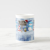 Kerstmis, Mok Snowman, prettige kerst (Voorkant)