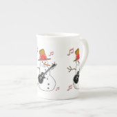 Kerstmis, Mok Snowman, prettige kerst (Voorkant rechts)