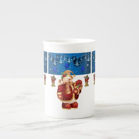Kerstmis, Mok Snowman, prettige kerst (Voorkant)