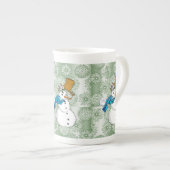 Kerstmis, Mok Snowman, prettige kerst (Voorkant rechts)