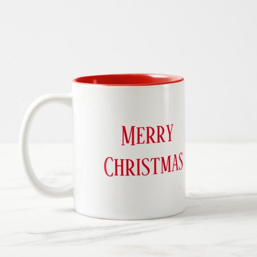 Kerstmis Mok-Snowman Tweekleurige Koffiemok (Links)