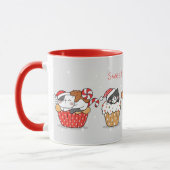 Kerstmis Mok voor katten (Links)