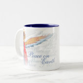 Kerstmis Mok - Vrede op aarde (Voorkant links)