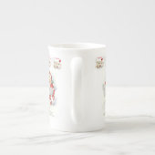 Kerstmis Mok, , Vrolijk Kerstfeest Porselein Kop (Achterkant)