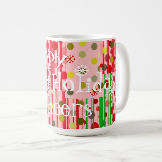Kerstmis mok - vrolijke feestdagen (Voorkant rechts)
