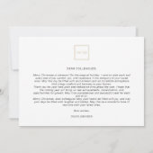 Kerstmis Monochroom Winter Landschap Business Feestdagenkaart (Achterkant)