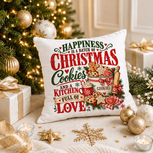 Kerstmis Monogram Geschenk Worp Kussen Decoratie K