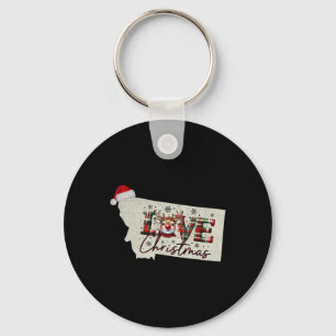 Kerstmis Montana Xmas Staatskaart Montana Kerstmis Sleutelhanger