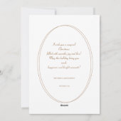 Kerstmis Moodboard Foto Feestdagenkaart (Achterkant)