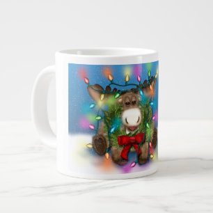 Kerstmis Moose 20 oz. Mok