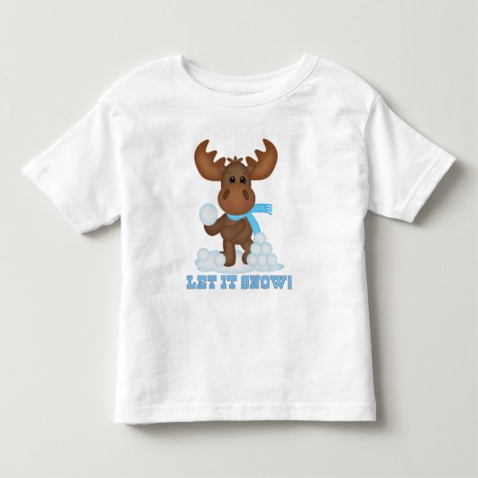 Kerstmis Moose-peuter-t-shirt Kinder Shirts (Voorkant)