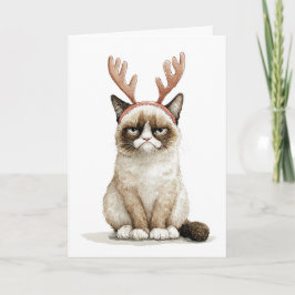 Kerstmis Mopperkat Feestdagen Kaart
