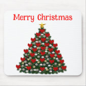 Kerstmis Mousepad Muismat (Voorkant)