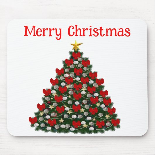 Kerstmis Mousepad Muismat (Voorkant)