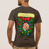 Kerstmis: MRS CLAUS T-shirt (Achterkant)