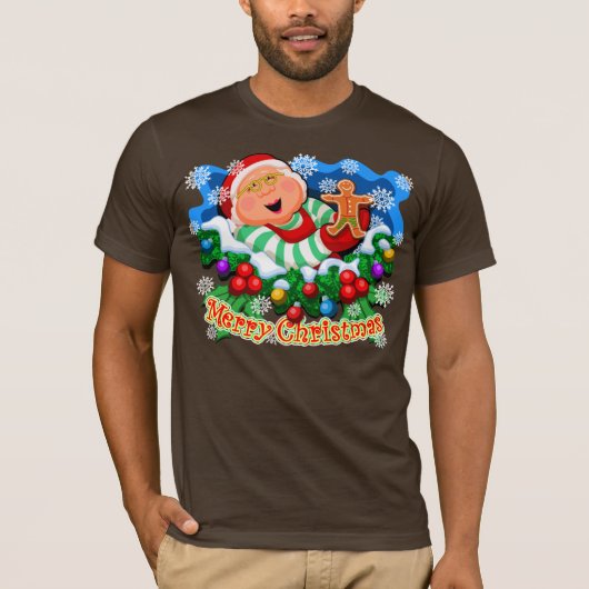 Kerstmis: MRS CLAUS T-shirt (Voorkant)