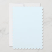 Kerstmis muis illustratie kaart (Achterkant)
