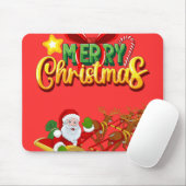 Kerstmis muis pad met Kerstman Muismat (Met muis)