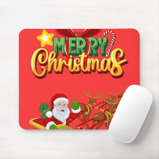 Kerstmis muis pad met Kerstman Muismat (Met muis)