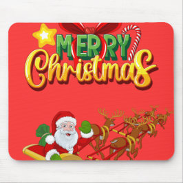 Kerstmis muis pad met Kerstman Muismat