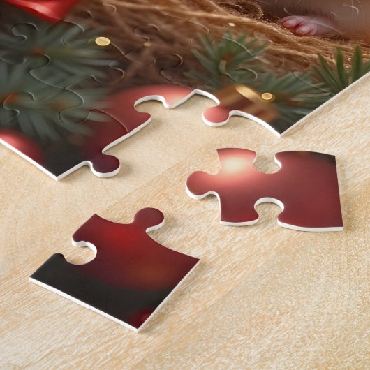 Kerstmis Muis Puzzel (Zijkant)