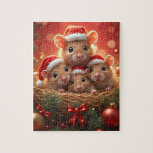 Kerstmis Muis Puzzel