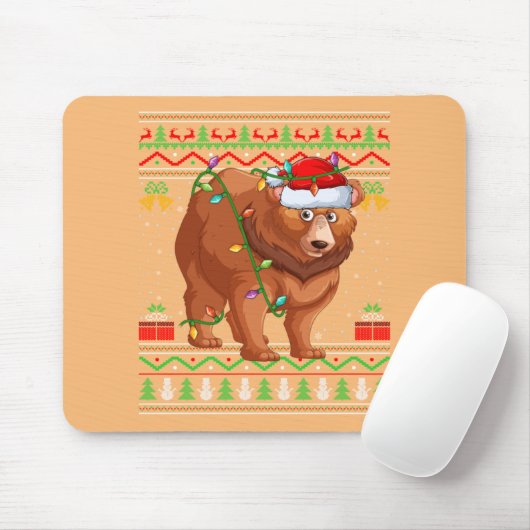 Kerstmis Muismat (Met muis)